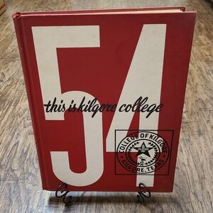 Vintage Kilgore College Texas 1954 Ranger Yearbook Annual Red White Rangerettes